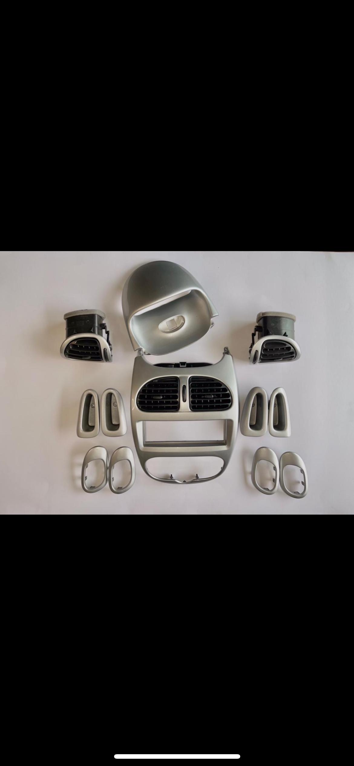 قاب ضبط پژو ۲۰۶ رنگی ۱۲تیکه   لوازم و قطعات یدکی پژو PEUGEOT