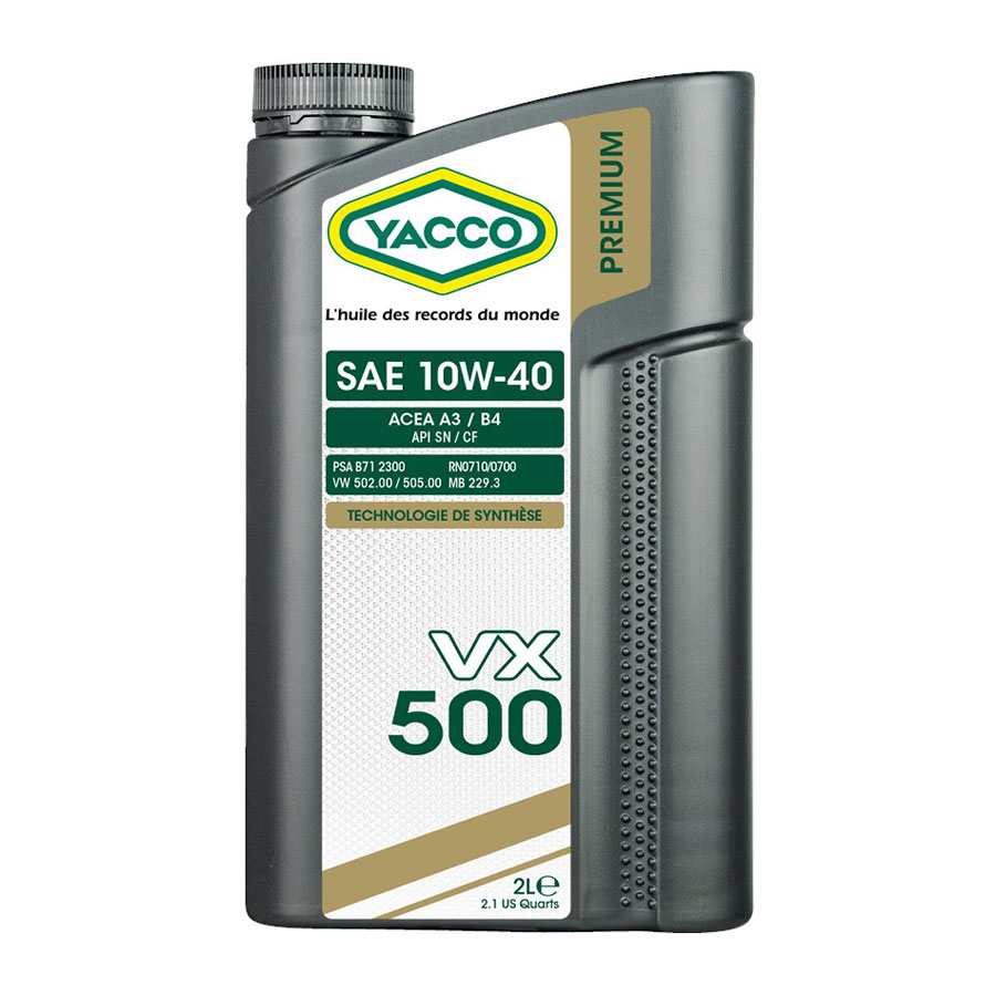 روغن موتور مدل SAE ۱۰W-۴۰ شرکت یاکو YACCO (اصل فرانسه)